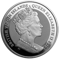 Îles Vierges britanniques : The Mayflower - 400e anniversaire 1 once d'argent 2020