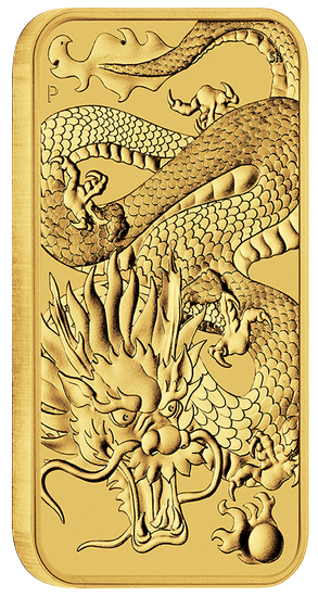 Dragon Rectangular Coin 1 oz Gold 2022