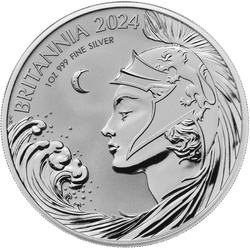 Ensemble de 4 pièces Britannia Argent 2024 Reverse Frosted