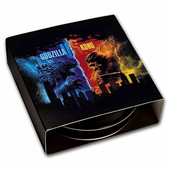 Niue: Godzilla 1 uncja Srebra 2021 Proof
