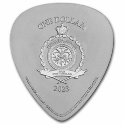 Niue: KISS 50th Anniversary 10 gram Silber 2023 Guitar Pick