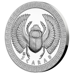 Niue: Creature mitiche - Scarabeo $2 Srebro 2022 Proof