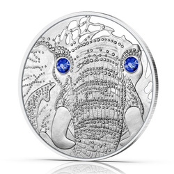 Africa - La serenità dell'elefante 20 Euro Argento 2022 Proof