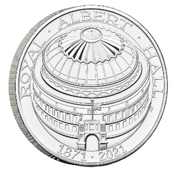 150. výročí Royal Albert Hall 28,28 gramů měděného niklu 2021