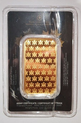 1 oz Goldbarren RCM Beschädigte CertiPack