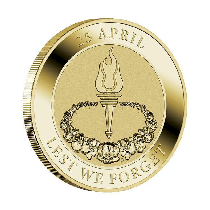 Anzac Day 1 dolar aluminiu-bronz 2023 în card