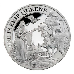 St Helena Una & Redcrosse 1 uncja Srebra 2022 Proof