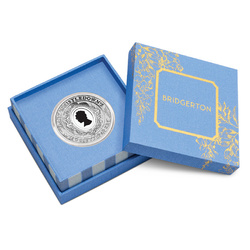 Tuvalu: Bridgerton – Lady Whistledown, Coloured, 1 oz Silver, 2026, Proof