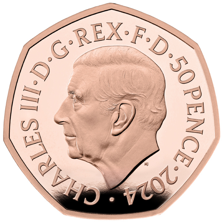 D-Day 50p Gold 2024 Proof