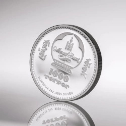 Mongolia: Peter Carl Fabergé – Peter the Great pozłacany 2 uncje Srebra 2026 Proof