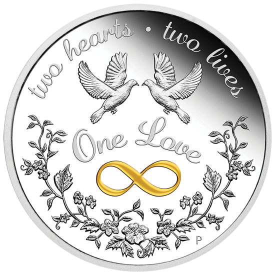 One Love 1 oz Silbermünze 2021 Proof