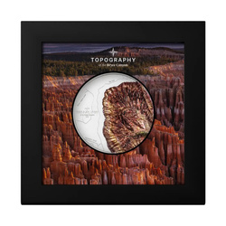 Silver Coin Topography – Bryce Canyon Coloured 5 oz Silver 2026 Proof