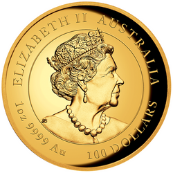 Perth Mint : Lunar III - Année du lapin 1 once d'or 2023 Proof High Relief