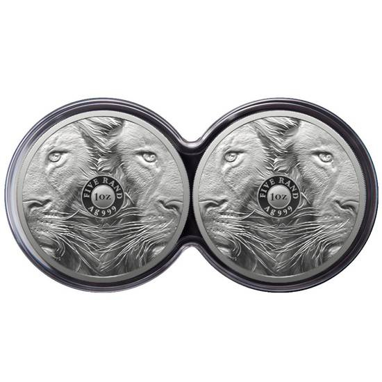 Big Five II: Lion - Double Capsule - Set 2 x 1 oz Silber 2022 Proof