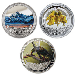 2022 Discover New Zealand Three Coin Set