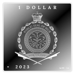 Mongólia: Mongol sólyom 1 uncia ezüst 2023 Proof Ultra High Relief