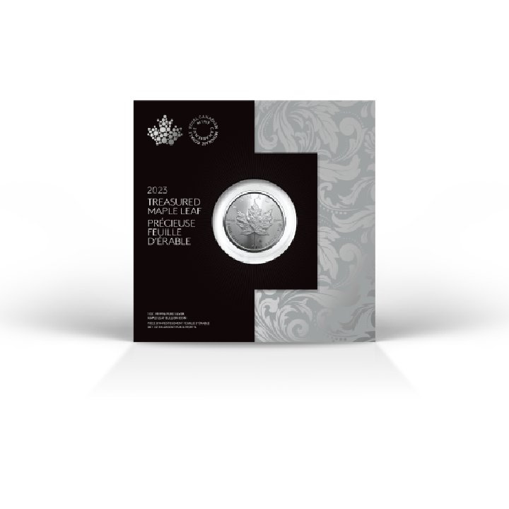 Canadian Maple Leaf 1 oz Silber 2022 Treasured