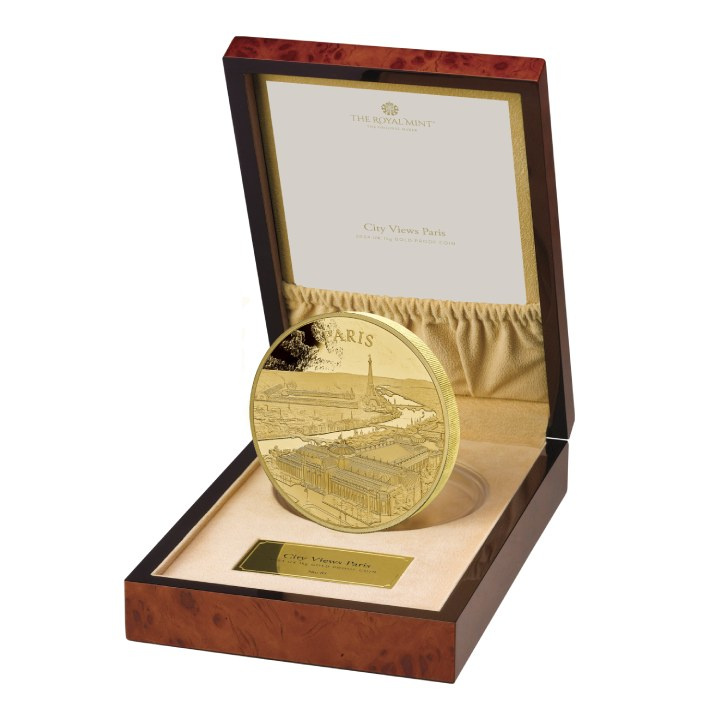 City Views: Paris 1000 grams Gold 2024 Proof