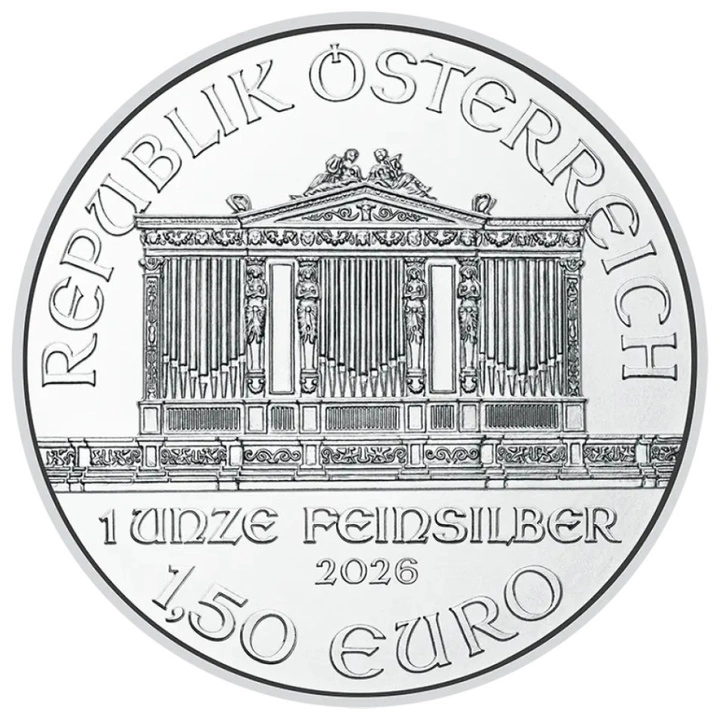 Vienna Philharmonic 1 oz Silver 2026