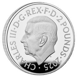 Iron Maiden kolorierte 1-Unzen-Silbermünze 2025 Proof