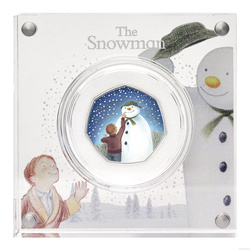 The Snowman colorato argento 2021 Proof