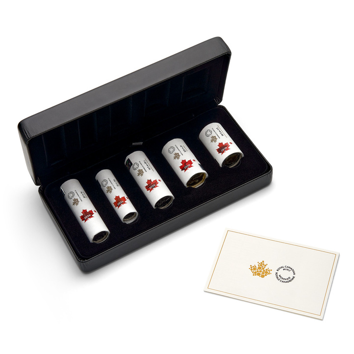 Set de monede din oțel Canada: Special Wrap Roll Collection - First Strikes 5 x Wrap Roll 2026