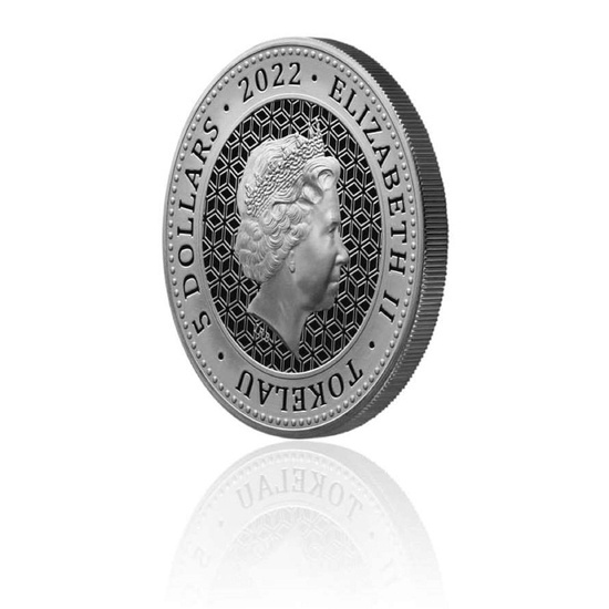 Tokelau: Bull & Bear 1 oz Silber 2022