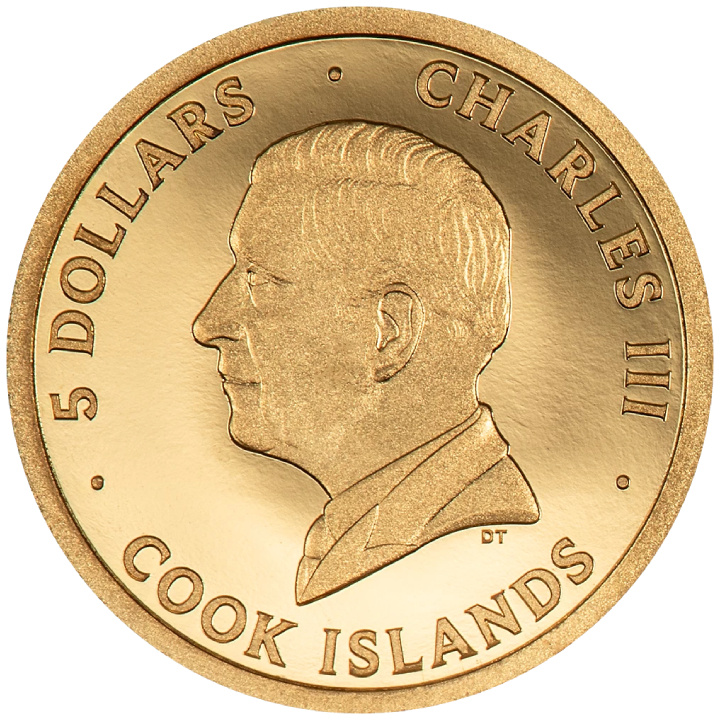 Cook Islands: Big City Lights - San Francisco 0,5 grama Złota 2024 Proof