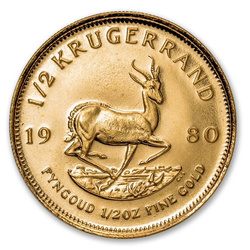 Krugerrand 1/2 oncia d'oro 1980