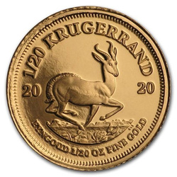 Zestaw 6 monet Krugerrand 2020 Proof
