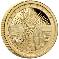 Zestaw 3 monet Britannia Złoto 2025 Proof