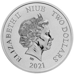 Niue: 20th Anniversary Lord of The Rings: The Fellowship of the Ring - The One Ring 1 oz Silber 2021