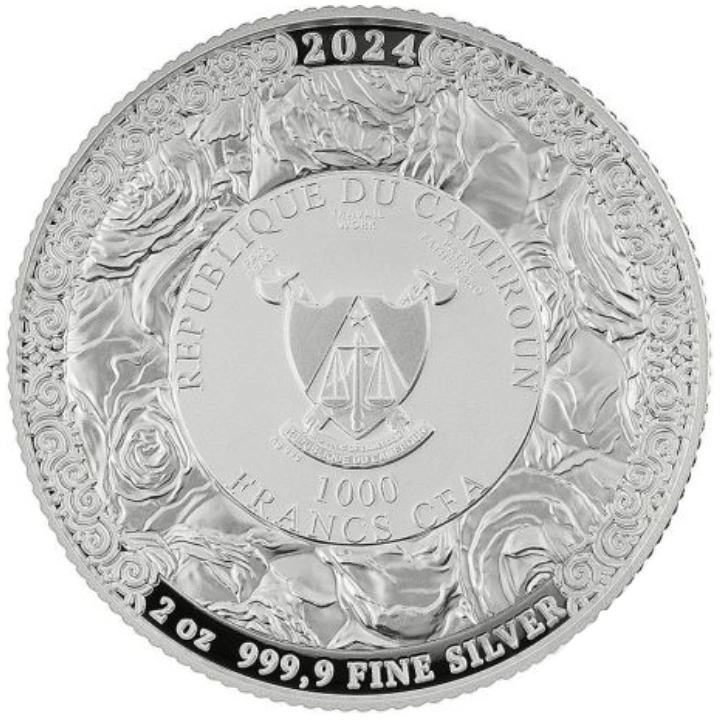 Kamerun: The Witcher Book Series - Blut der Elfen 2 oz Silber 2024 Münze