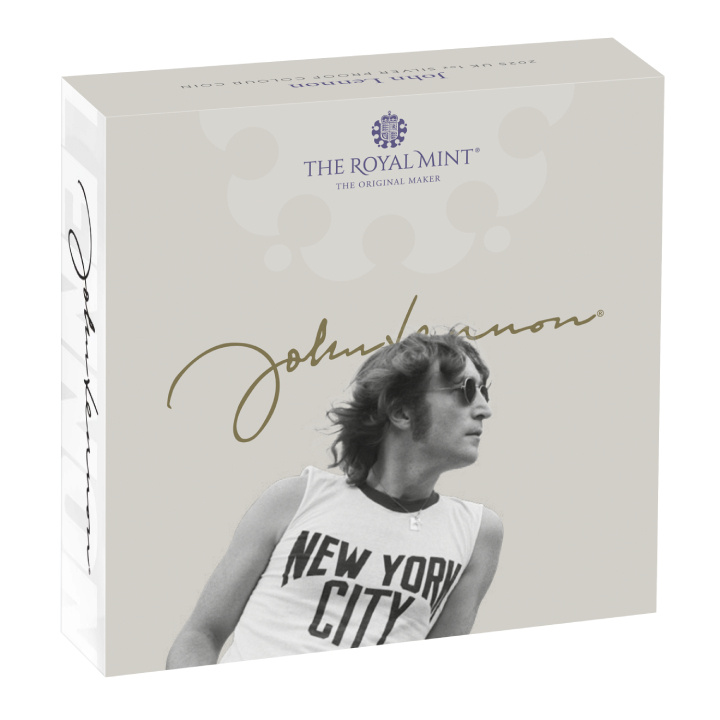 John Lennon colorato 1 oncia d'argento 2025 Proof