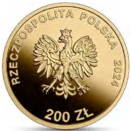 Romuald Traugutt halálának 160. évfordulója 200 zł arany 2024 Proof