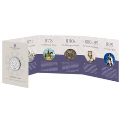 1,150 Years Since the Coronation of Alfred the Great28.28 gram Cupro-Nickel 2021