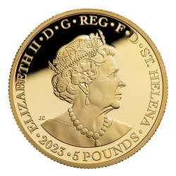 St Helena: Faerie Queene - Una & Lion 1 oncia d'oro 2023 Proof