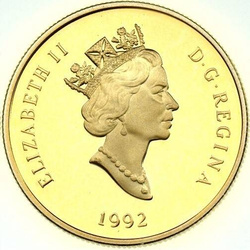 350th anniversary of Montreal 1/4 uncji Złota 1992 Proof