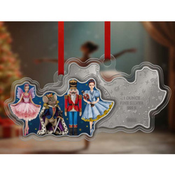 Сребърна монета Соломонови острови: Nutcracker on Stage цветна 1 унция Сребро 2026 Reverse Proof