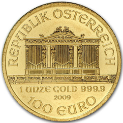Filarmonica di Vienna 1 oncia d'oro 2009