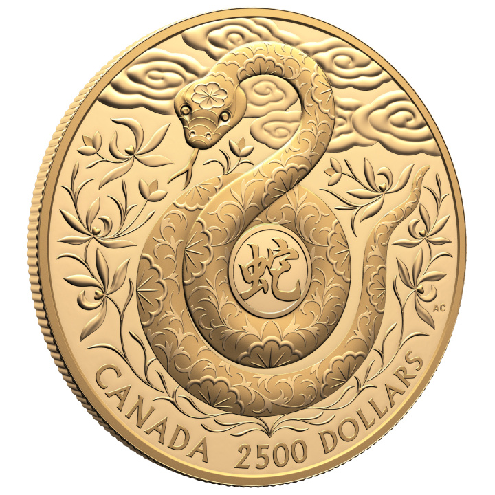 Canada: Lunar Year of the Snake $2500 Złoto 2025 Proof