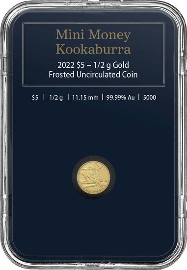 Mini Money Kookaburra 1/2 gramu zlata 2022