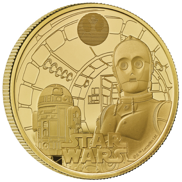 Star Wars: R2-D2 and C-3PO 1 uncja Złota 2023 Proof