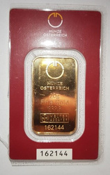 20 gramos Austrian Mint CertiPack Dañado