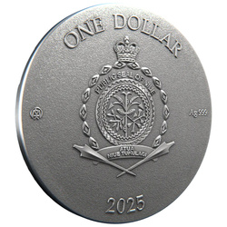 Niue: Conejo Blanco Descansa coloreado 1 Onza de Plata 2025 Prooflike