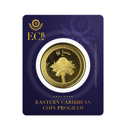 St. Lucia Botanical Gardens 1 oz Gold 2021