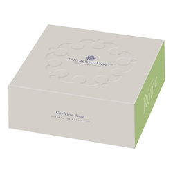 Vues urbaines : Rome 5 onces d'argent 2022 Proof