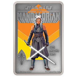 Niue: Star Wars The Mandalorian – Ahsoka Tano coloured 1 oz Silver 2022 Antiqued Finish