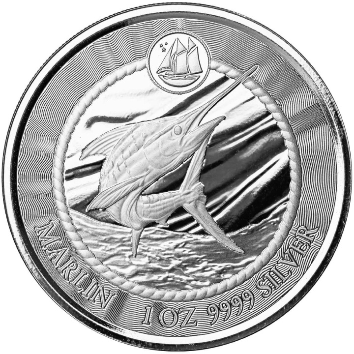 Cayman Islands: Marlin 1 uncja Srebra 2023 Prooflike