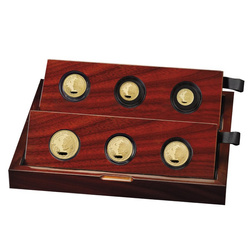 Set di 6 monete Premium Britannia Oro 2024 Proof